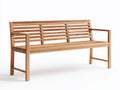 Panche da giardino - Legno - 166x61x86 cm - Rovere caldo - Stile moderno geometrico