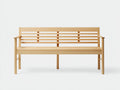 Panche da giardino - Legno - 124x59x88 cm - Legno naturale - Stile classico a doghe