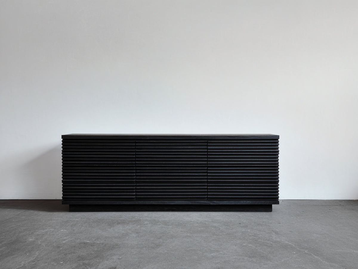 Mobile ingresso-Legno-180x45x68 cm-Nero-Stile moderno minimalista